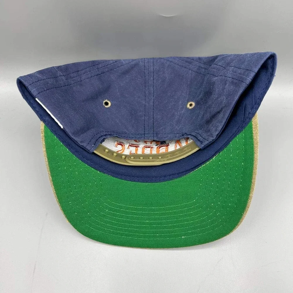 Vintage San Diego Padres Hat Men Blue Brown Signatures Snap Back Cap New